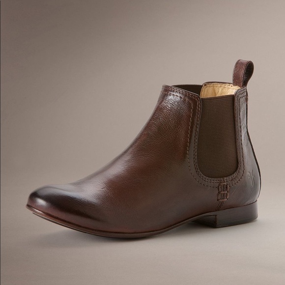 Frye Jillian Chelsea Ankle Boot (Brown)